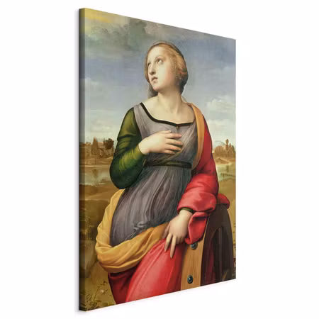 DIY canvastavla XXL - Raphael saint catherine of