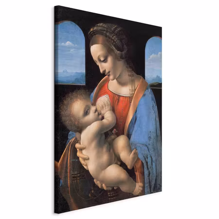 DIY canvastavla XXL - Leonardo da vinci madonna