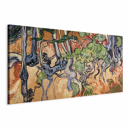 DIY canvastavla XXL - Vincent van gogh tree roots