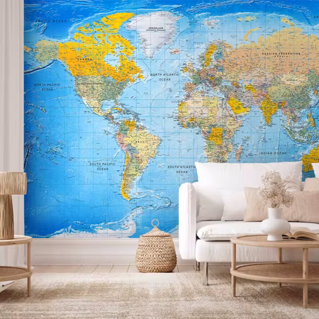 Fototapet - World Classic Map