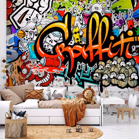 Fototapet - Colorful Graffiti