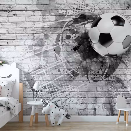 Fototapet - Dynamic Football