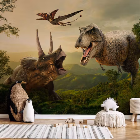 Fototapet - Dinosaur Square
