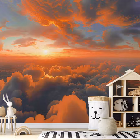 Fototapet - When Dawn Tickles the Clouds a