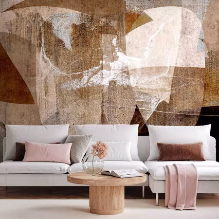 Fototapet - Geometric Abstraction with Shapes