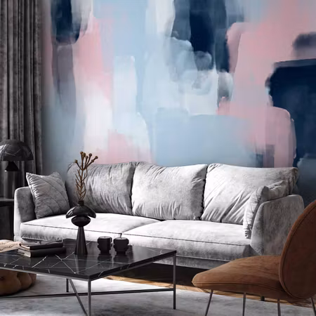 Fototapet - Harmonious Colours Abstract with Blue