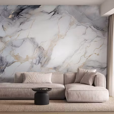 Fototapet - Elegant Marble Stone Structures in
