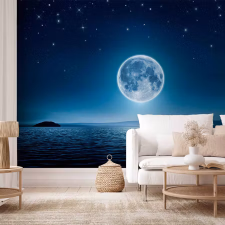 Fototapet - Moonlit Night