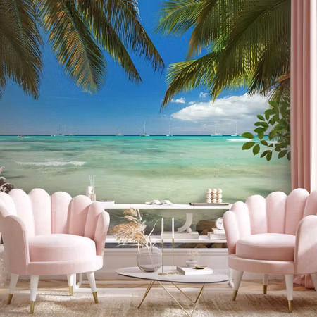 Fototapet - Relaxing on the Beach