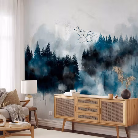 Fototapet - Painted Mountains