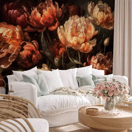 Fototapet - Blooming Tulips