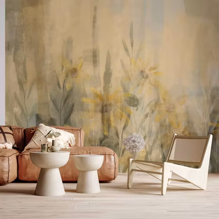 Fototapet - A Touch of Summer Floral Motif with a