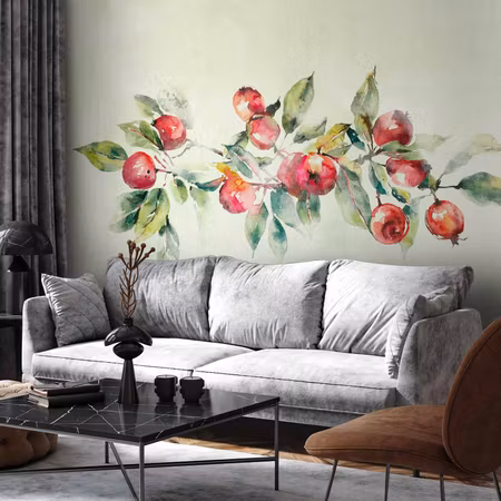 Fototapet - Apple Branch Delicate Landscape with a