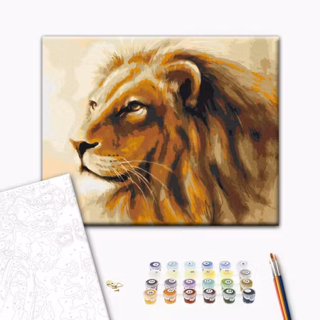 Måla efter nummer - Lion king