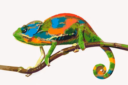 Måla efter nummer - Chameleon