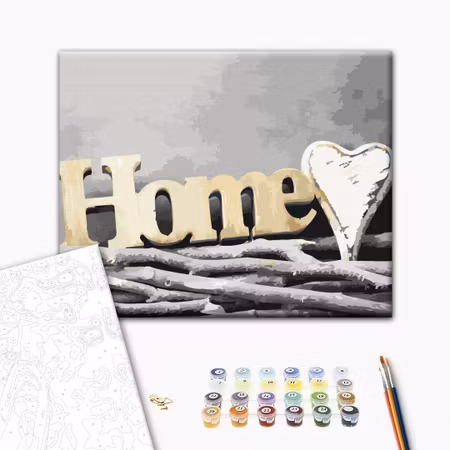 Måla efter nummer - Home on the branches