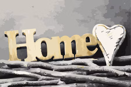 Måla efter nummer - Home on the branches