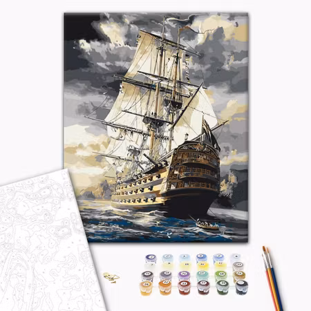Måla efter nummer - Frigate