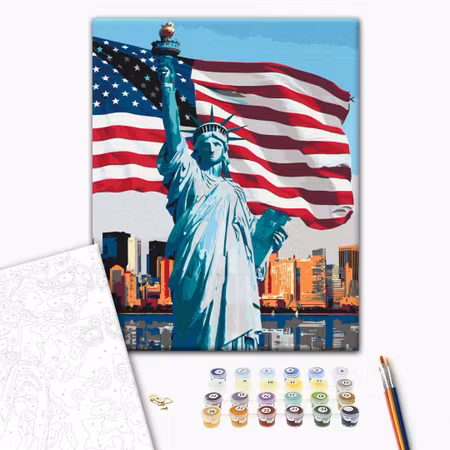 Måla efter nummer - Proud american