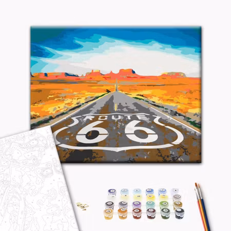 Måla efter nummer - Route 66
