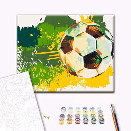 Måla efter nummer - Football emotions