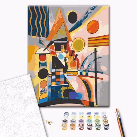 Måla efter nummer - Vasily kandinsky swinging