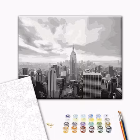 Måla efter nummer - Grey new york
