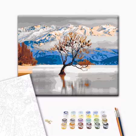Måla efter nummer - Wanaka lake