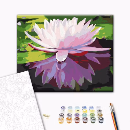 Måla efter nummer - Water lily