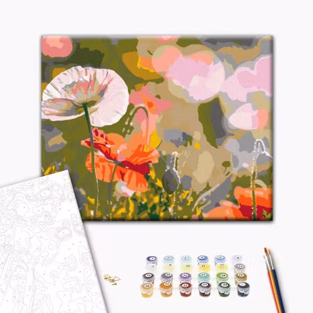 Måla efter nummer - Colorful meadow