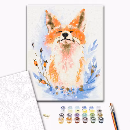 Måla efter nummer - Dreamy fox
