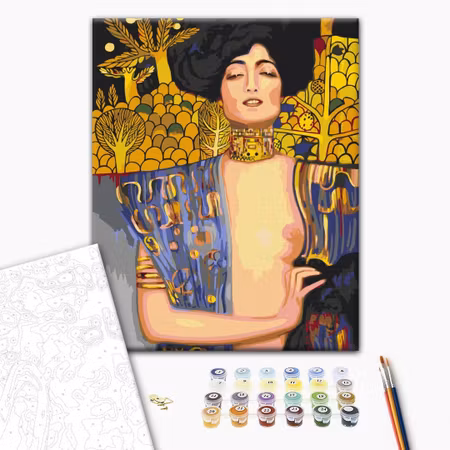 Måla efter nummer - Gustav klimt judith and the