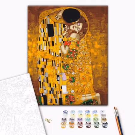 Måla efter nummer - Klimt the kiss