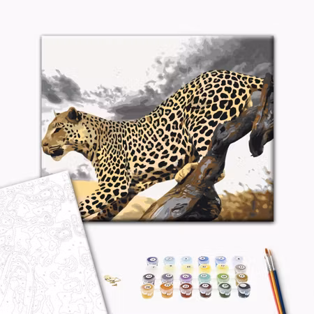 Måla efter nummer - Cheetah