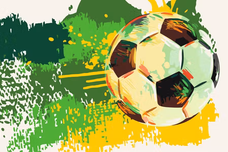 Måla efter nummer - Football emotions