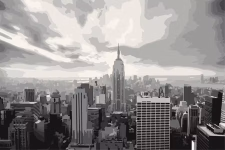 Måla efter nummer - Grey new york
