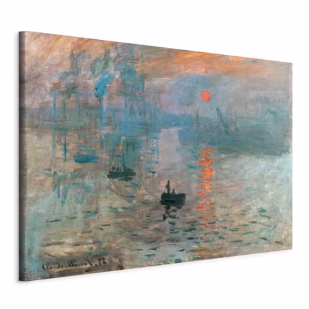 DIY canvastavla XXL - Claude monet impression