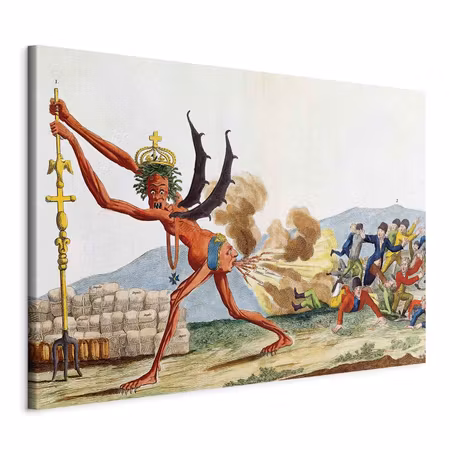 DIY canvastavla XXL - Jacques louis david