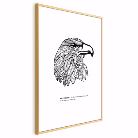 Poster med ram - Eagle of Freedom