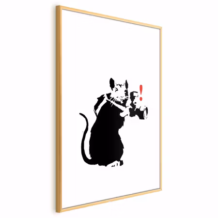 Poster med ram - Photographer Rat