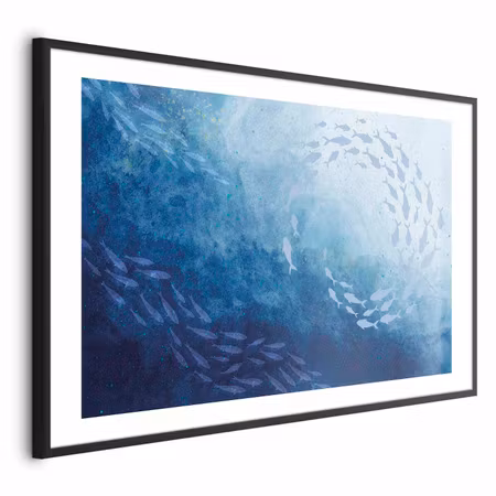 Poster med ram - Sea Depths