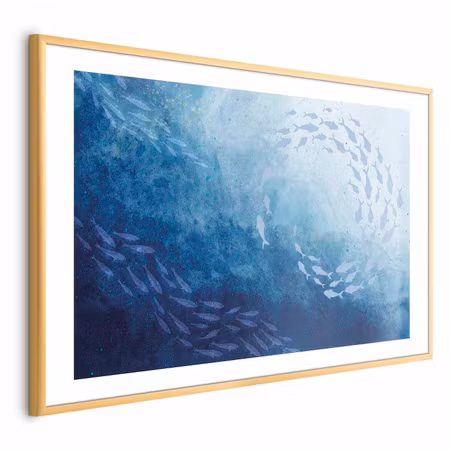 Poster med ram - Sea Depths