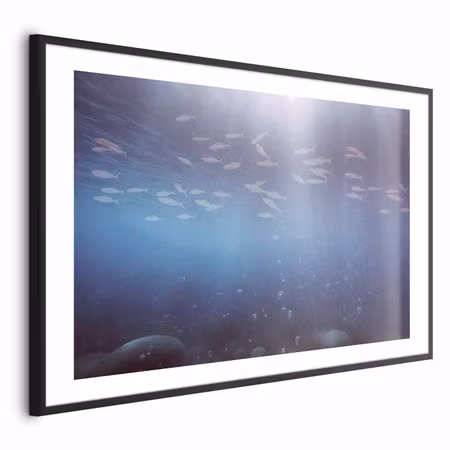Poster med ram - Fish in the Depths