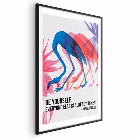 Poster med ram - Colorful Repetition