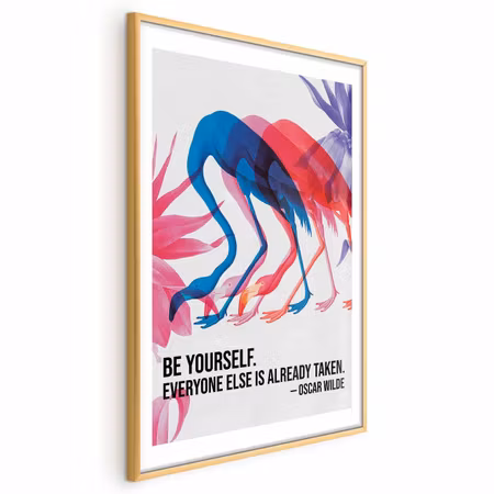 Poster med ram - Colorful Repetition