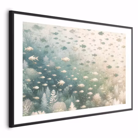 Poster med ram - Marine World