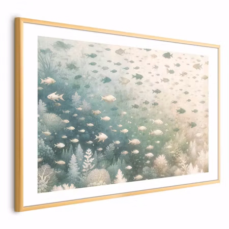 Poster med ram - Marine World