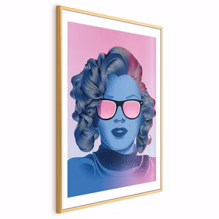 Poster med ram - Norma Jeane