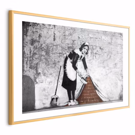 Poster med ram - Maid
