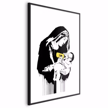 Poster med ram - Breastfeeding Mother